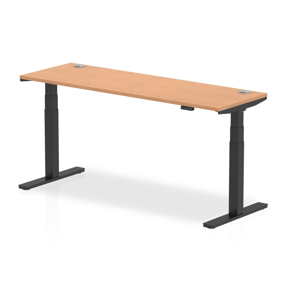 Office furniture air-slimline-height-adjustable-desk Dynamic  Oak 180 Wide