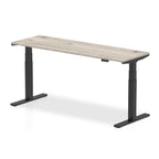 Office furniture air-slimline-height-adjustable-desk Dynamic  Grey Oak 180 Wide