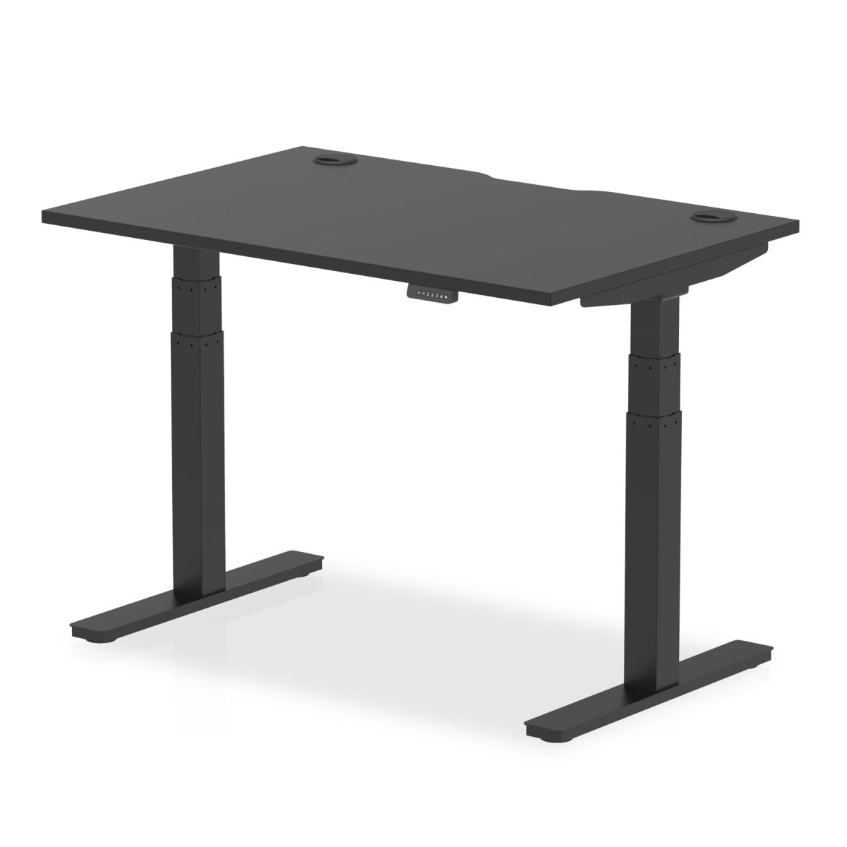 Height Adjustable Desk Black Air 120, 140, 160 or 180cm by Dynamics 120 120 Wide
