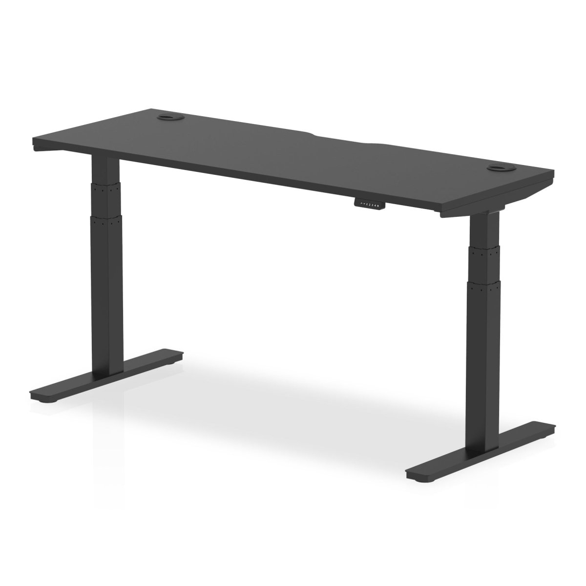 Office furniture air-black-series-slimline-height-adjustable-desk Dynamic  Black 160 Wide