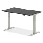 Office furniture air-black-series-height-adjustable-desk Dynamic  Silver 140 Wide