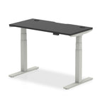 Office furniture air-black-series-slimline-height-adjustable-desk Dynamic  Silver 120 Wide