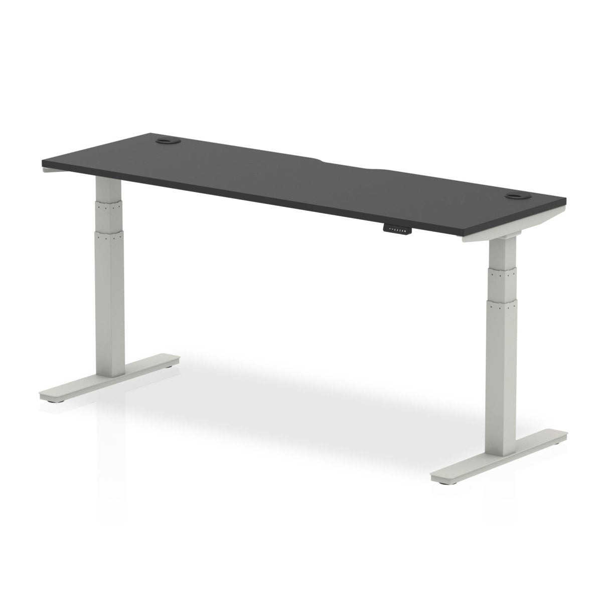 Office furniture air-black-series-slimline-height-adjustable-desk Dynamic  Silver 180 Wide