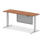 Office furniture air-slimline-height-adjustable-desk-with-cable-ports-with-steel-modesty-panel Dynamic  180 Colour Oak 