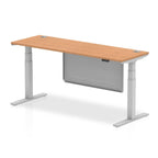 air-slimline-height-adjustable-desk-with-cable-ports-with-steel-modesty-panel Dynamic  180 Colour Maple 
