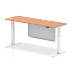 air-slimline-height-adjustable-desk-with-cable-ports-with-steel-modesty-panel Dynamic  180 Colour Walnut 