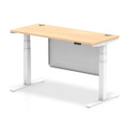 air-slimline-height-adjustable-desk-with-cable-ports-with-steel-modesty-panel Dynamic  140 Colour Maple 