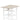 Air Back-to-Back Height Adjustable Bench Desk - 2 Person dynamic  Desk Top  Grey Oak Width 120cm