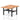Air Back-to-Back Height Adjustable Bench Desk - 2 Person dynamic  Desk Top  Oak Width 120cm