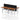 Air Back-to-Back Height Adjustable Bench Desk - 4 Person Black Screen dynamic  Desk Top  Walnut Width 120cm