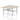 Air Back-to-Back Height Adjustable Bench Desk - 2 Person dynamic  Desk Top  Grey Oak Width 140cm