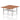 Air Back-to-Back Height Adjustable Bench Desk - 2 Person dynamic  Desk Top  Walnut Width 140cm