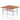 Air Back-to-Back Height Adjustable Bench Desk - 2 Person dynamic  Desk Top  Walnut Width 160cm