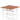 Air Back-to-Back Height Adjustable Bench Desk - 2 Person dynamic  Desk Top  Walnut Width 160cm