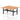 Air Back-to-Back Height Adjustable Bench Desk - 2 Person dynamic  Desk Top  Oak Width 180cm