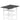 Air Back-to-Back Height Adjustable Bench Desk - 2 Person dynamic  Desk Top  Black Width 120cm