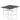 Air Back-to-Back Height Adjustable Bench Desk - 2 Person dynamic  Desk Top  Black Width 140cm