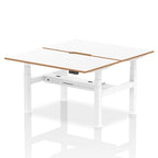 Air Back-to-Back Height Adjustable Bench Desk - Oslo dynamic  1400mm 4 Person