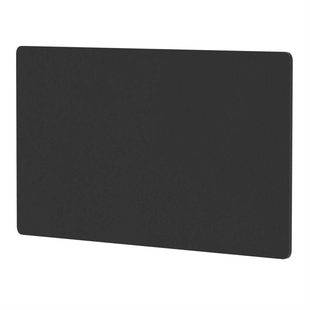 Air Back-to-Back Desk Screen - 800mm High dynamic  1400 Black