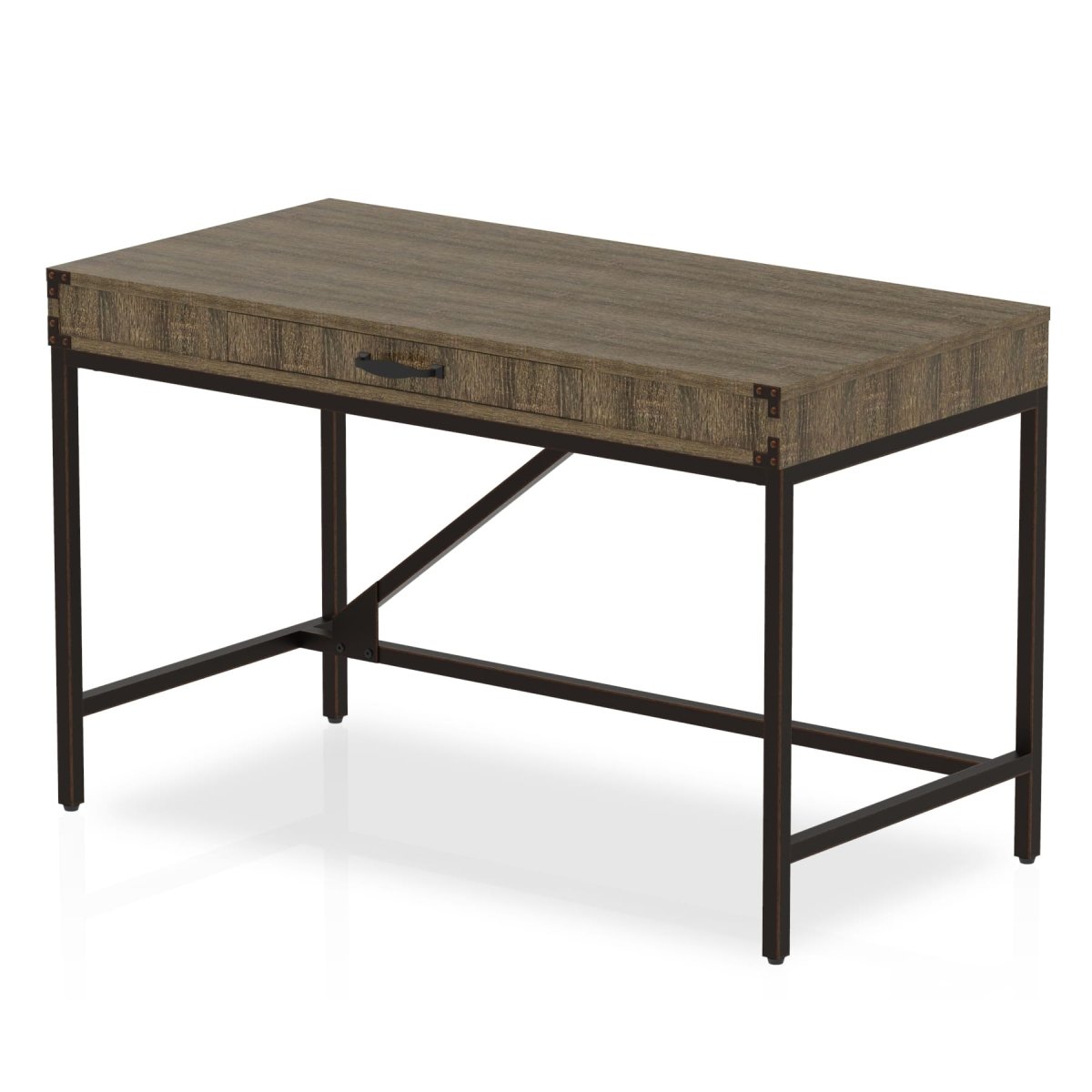 Home Office Desk Chester Boutique Desk Dark Oak   That’s My Office Furniture, 360 Degree View storage, desk, chair