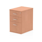 Office furniture impulse-desk-high-pedestal Dynamic  White 80cm Wide 