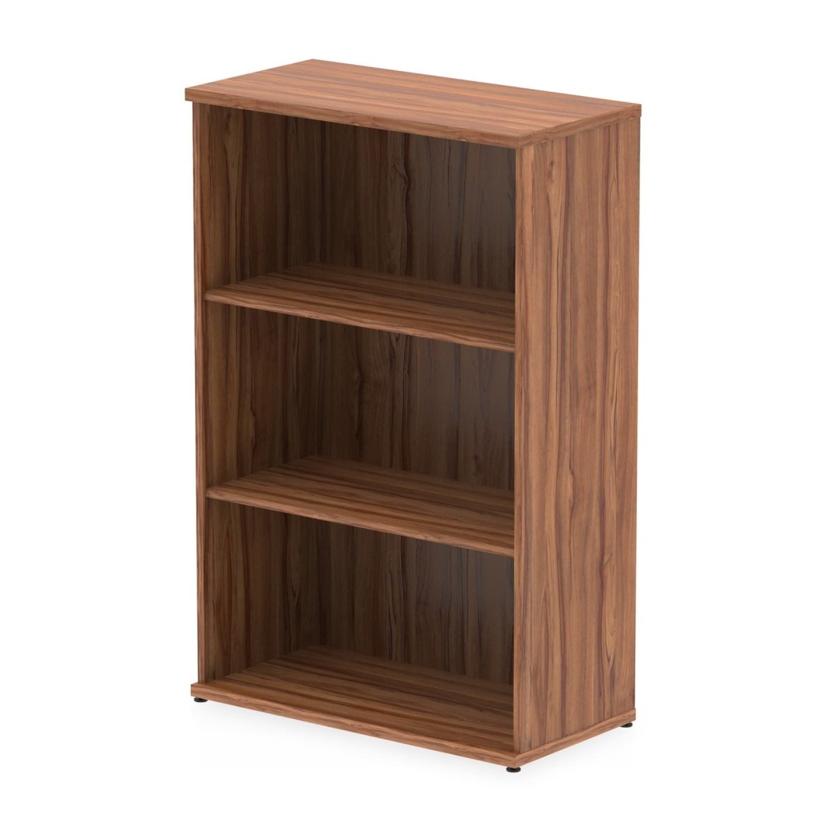 Office Bookcase Wooden  By Dynamic Impulse Range  Height  120cm  Walnut