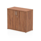 Office Locking Wooden Cupboard  By Dynamic Impulse Range  Height  Low  Walnut