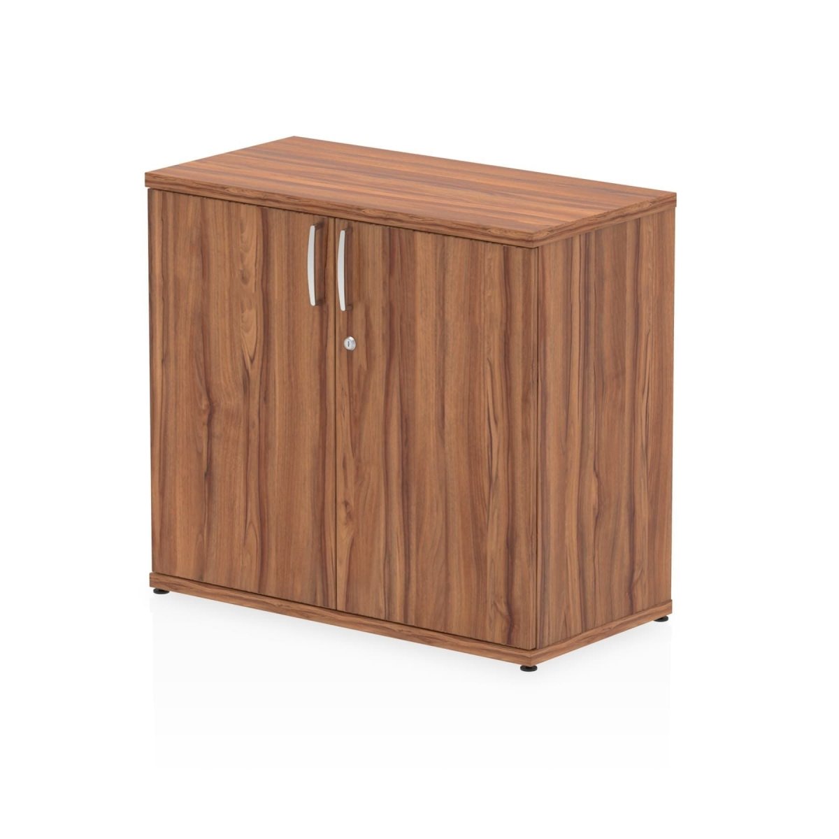 Office Locking Wooden Cupboard  By Dynamic Impulse Range  Height  Low  Walnut