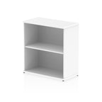 Office Bookcase Wooden  By Dynamic Impulse Range  Height  80cm  White