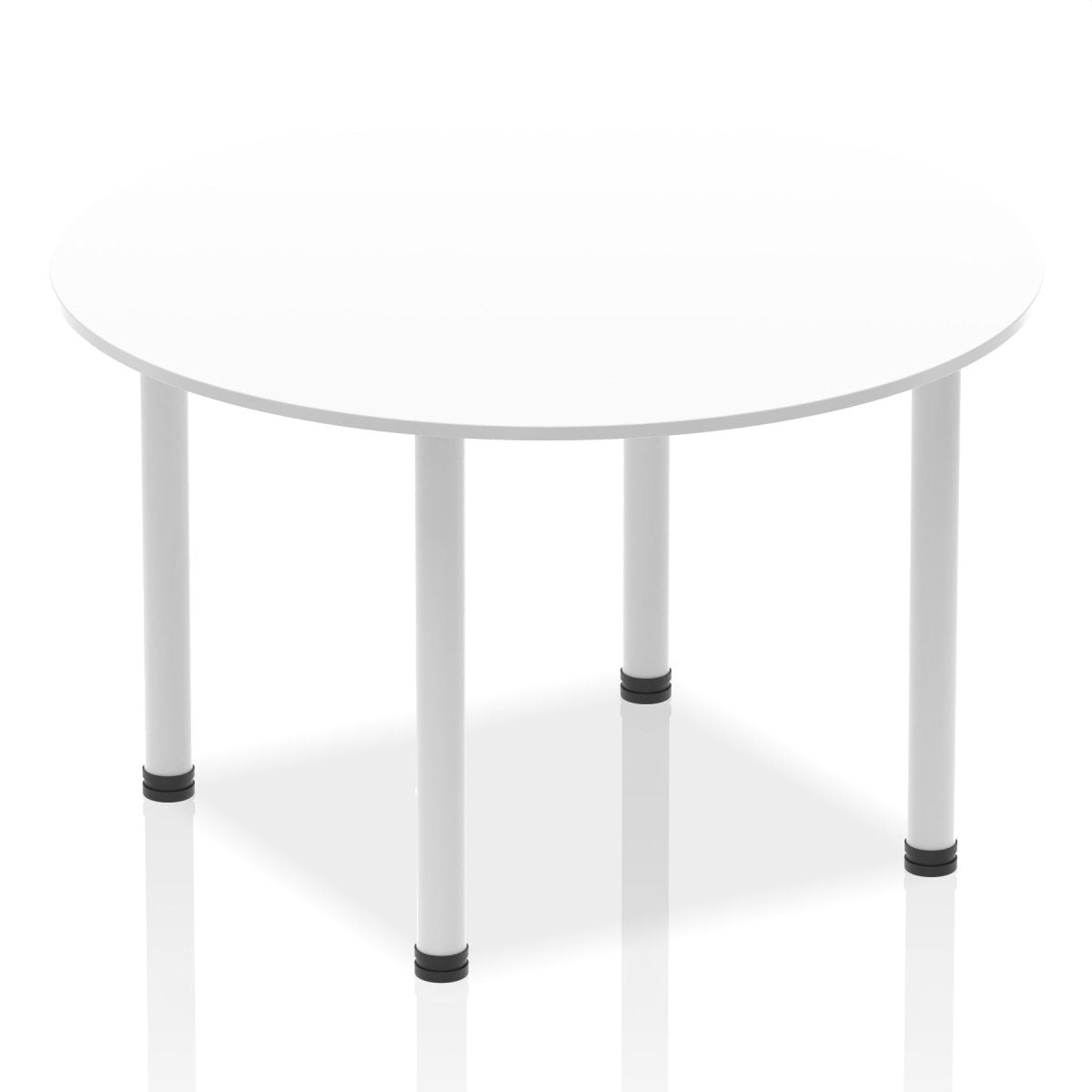 Office furniture impulse-round-table-with-post-leg Dynamic  Maple Desk Colour 100 Wide