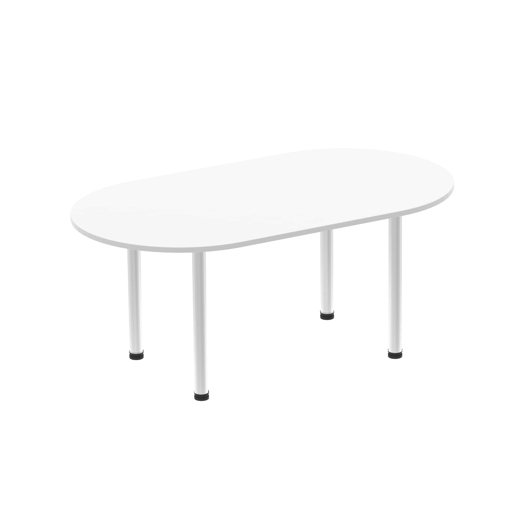 Office furniture impulse-boardroom-table-with-post-leg Dynamic  White 180 Wide  White
