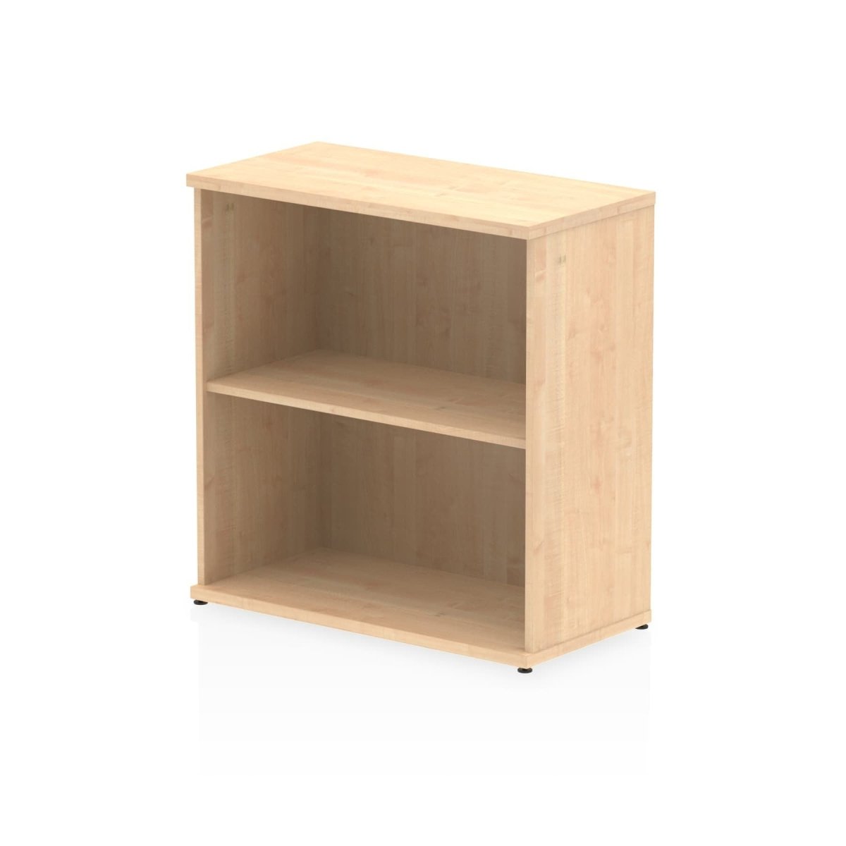 Office Bookcase Wooden  By Dynamic Impulse Range  Height  80cm  Maple