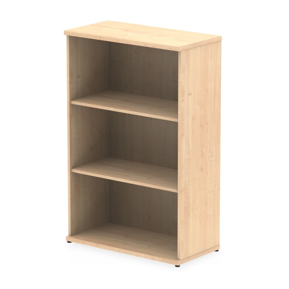 Office Bookcase Wooden  By Dynamic Impulse Range  Height  120cm  Maple