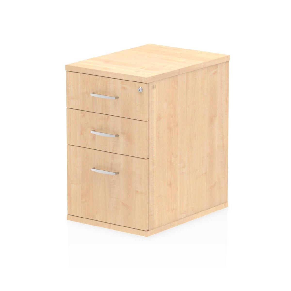 Office furniture impulse-desk-high-pedestal Dynamic  Grey Oak 60cm Wide 