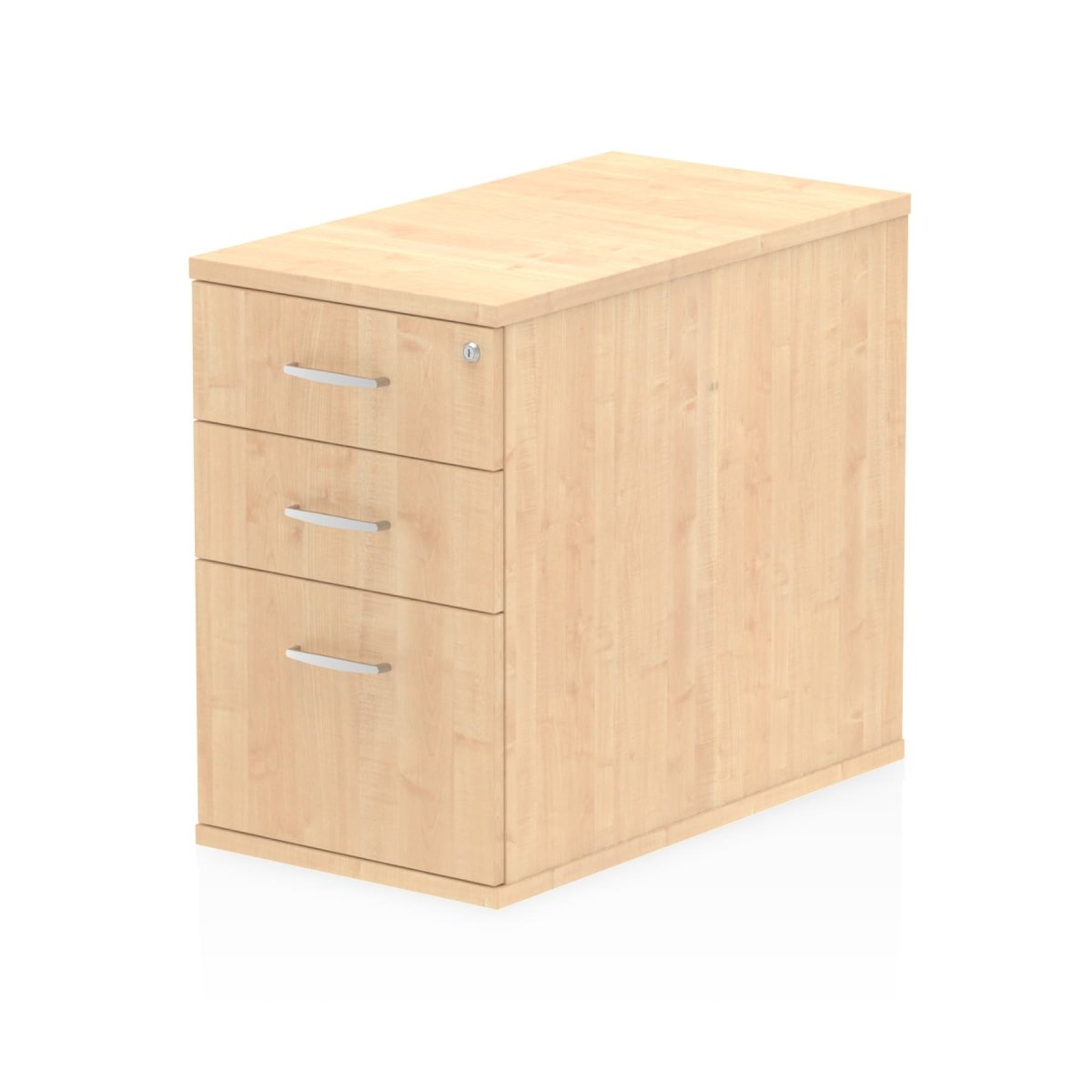 Office furniture impulse-desk-high-pedestal Dynamic  Grey Oak 80cm Wide 