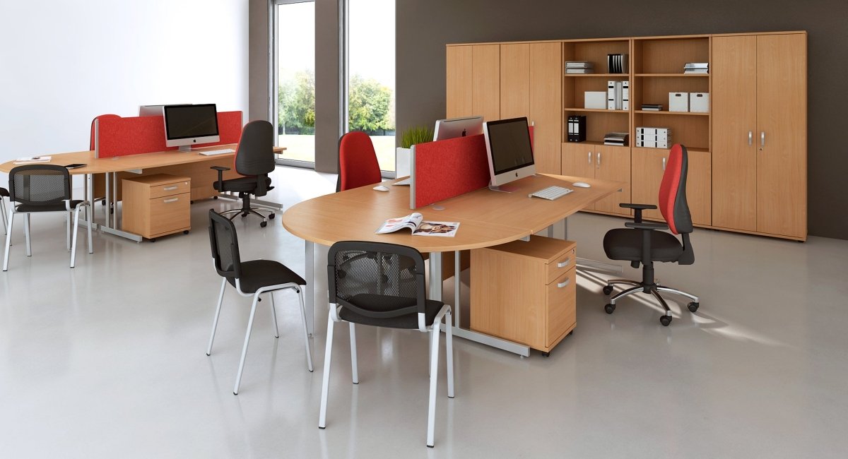 Office furniture impulse-120mm-straight-desk-cantilever-leg Dynamic   Colour  