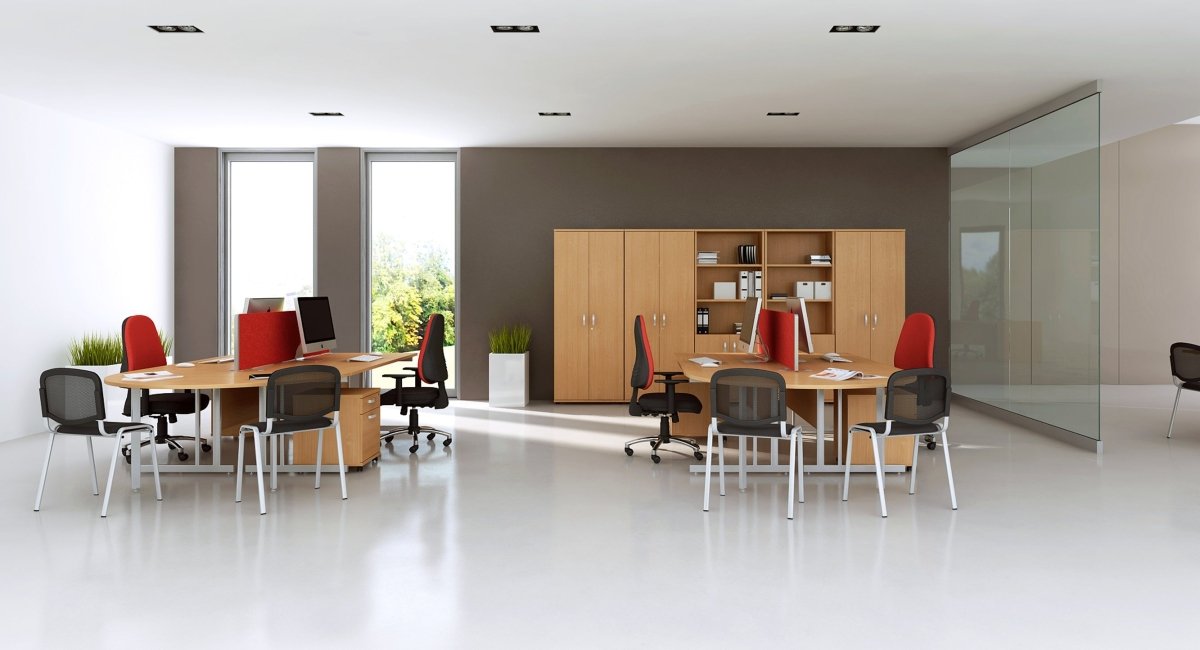 Office furniture impulse-120mm-straight-desk-cantilever-leg Dynamic   Colour  