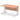 Office Desk Impulse 140cm Straight Desk Cantilever Leg Silver Colour Beech 