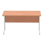 Office furniture impulse-140mm-straight-desk-cantilever-leg Dynamic   Colour  