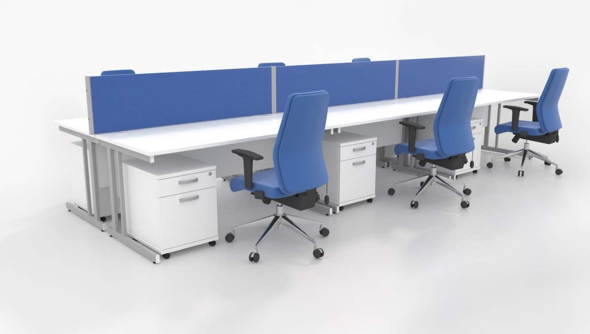 Office furniture impulse-120mm-straight-desk-cantilever-leg Dynamic   Colour  