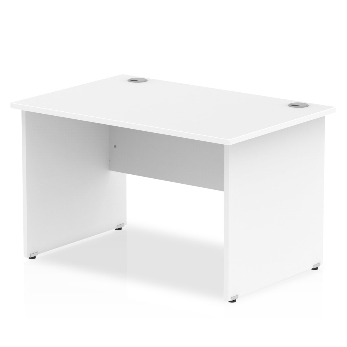 Office furniture impulse-120mm-straight-desk-panel-end-leg Dynamic  White Colour Walnut 