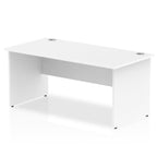 Office furniture impulse-160mm-straight-desk-panel-end-leg Dynamic  White Colour Walnut 