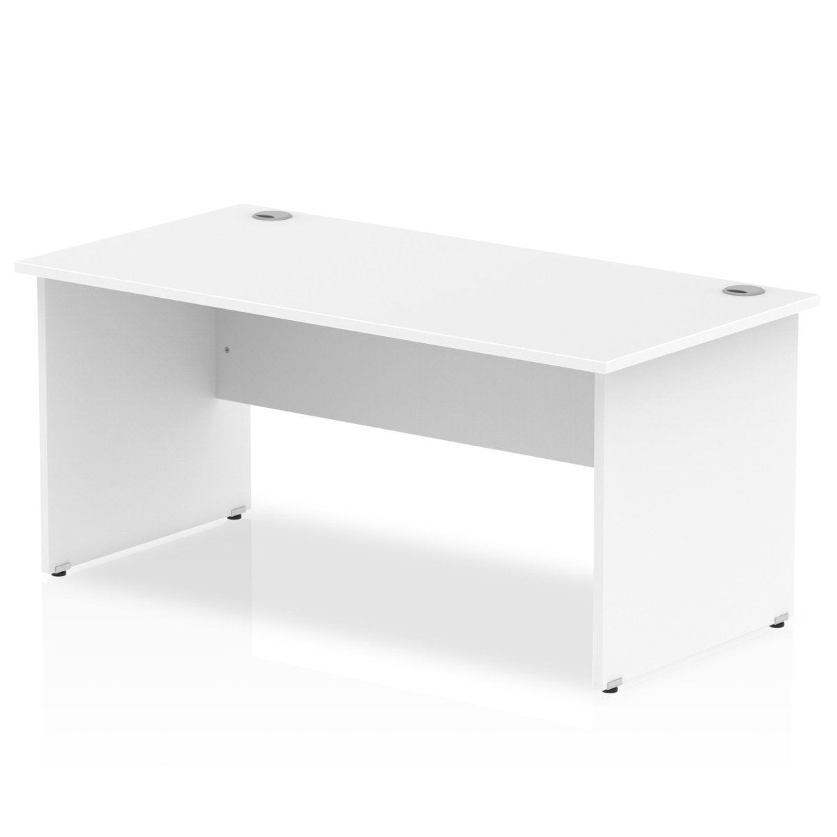 Office furniture impulse-180mm-straight-desk-panel-end-leg Dynamic  White Colour Walnut 