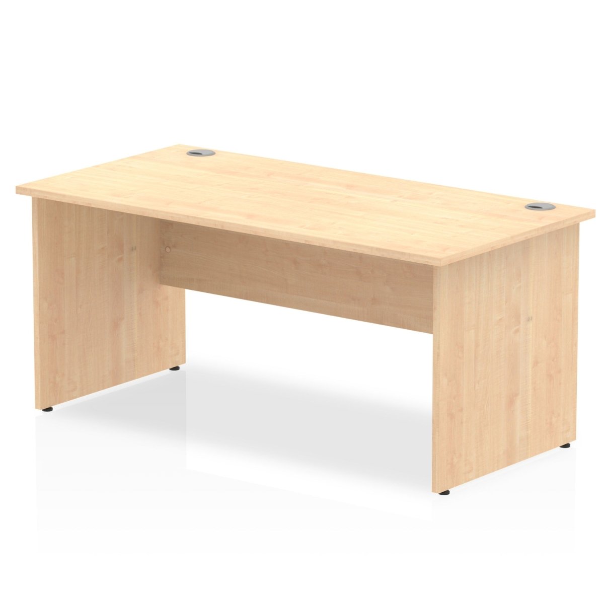 Office furniture impulse-160mm-straight-desk-panel-end-leg Dynamic  White Colour Grey Oak 