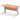 Office Desk Impulse 140cm Straight Desk Cable Managed Leg Silver Colour Beech 