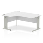 Office furniture impulse-160mm-left-crescent-desk-cable-managed-leg Dynamic  Silver Colour Oak 