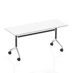 Office furniture impulse-flip-top-table Dynamic  Walnut 160 Wide 