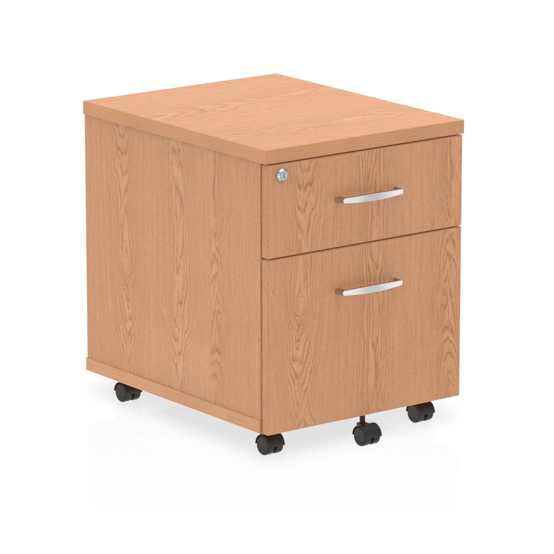 Office furniture impulse-mobile-pedestal Dynamic  Grey Oak Desk  3 Drawer 