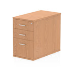 Office furniture impulse-desk-high-pedestal Dynamic  Maple 80cm Wide 