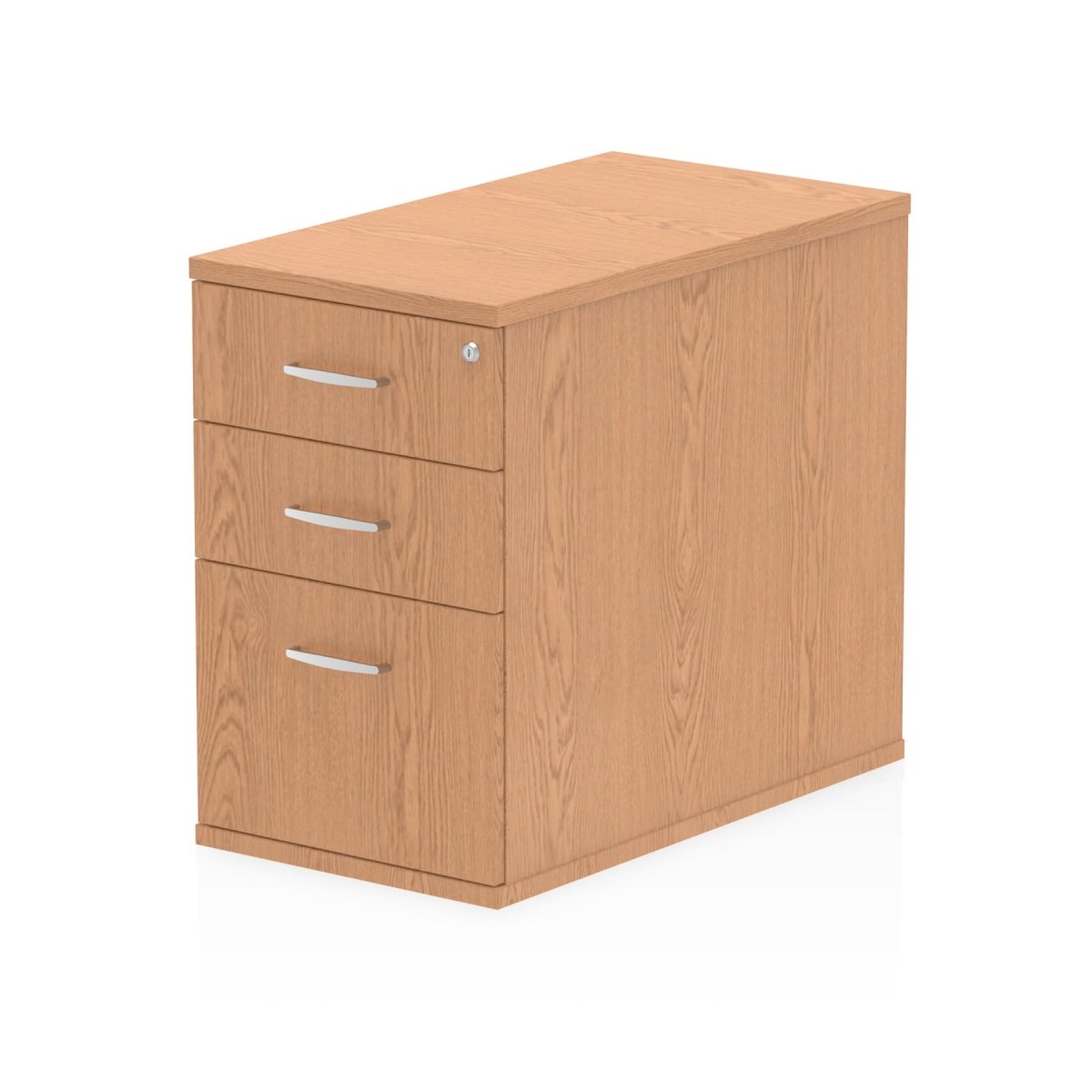 Office furniture impulse-desk-high-pedestal Dynamic  Maple 80cm Wide 